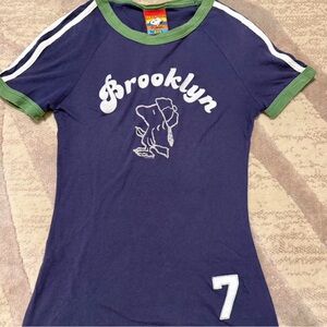 Vintage Snoopy Brooklyn Fitted T-Shirt